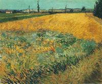Gogh, Vincent van - Wheat Field with the Alpilles Foothills in the Background